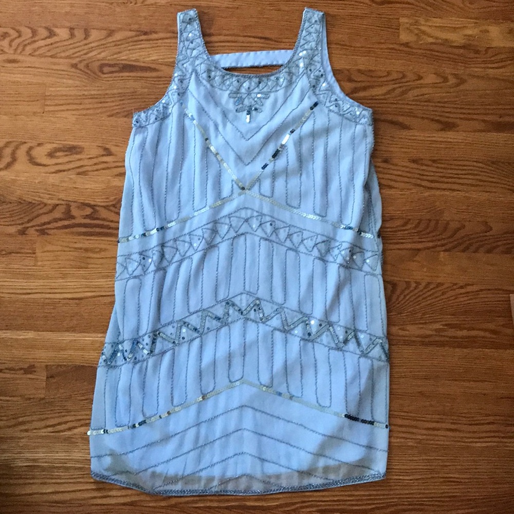 Molly Bracken Blue Sequin Dress